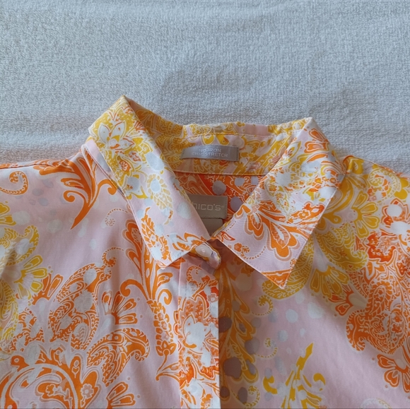 Chico's Cotton Shirt, size 1 - Picture 9 of 16